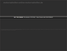 Tablet Screenshot of motorradreifen-online-motorradreifen.de